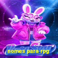 nomes para rpg